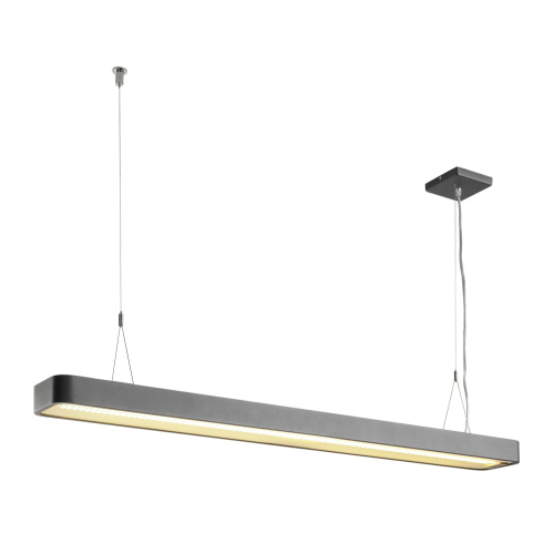 SLV WORKLIGHT LED Pendelleuchte, anthrazit, dimmbar, mit Sensor