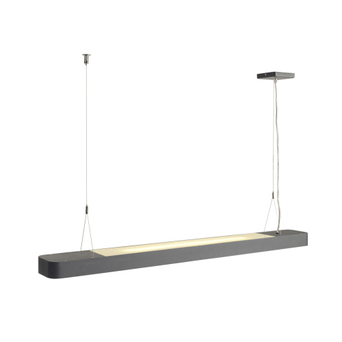 SLV WORKLIGHT LED Pendelleuchte, anthrazit, dimmbar, mit Sensor