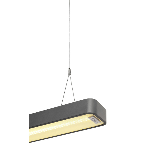 SLV WORKLIGHT LED Pendelleuchte, anthrazit, dimmbar, mit Sensor