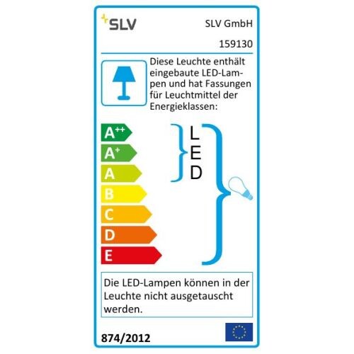 SLV AIXLIGHT R2 OFFICE LED, Pendelleuchte, schwarz, LED + 2xES111, max. 75W, 122,5cm