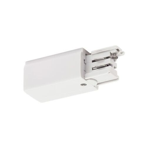 SLV Einspeiser für S-TRACK 3P.- Schiene, L-Version, weiss
