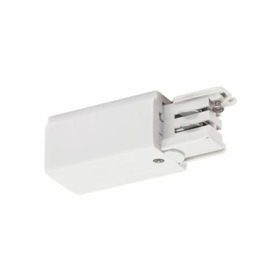 Einspeiser für S-TRACK 3P.- Schiene, L-Version, weiss