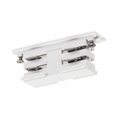 Mini-Verbinder für S-TRACK 3P.-Schiene, elektrisch, weiss
