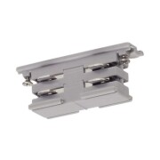 Mini-Verbinder für S-TRACK 3P.-Schiene, elektrisch, silbergrau