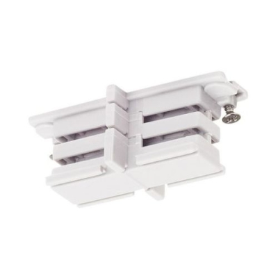 Mini-Verbinder für S-TRACK 3P.-Schiene, isoliert weiss