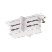 Mini-Verbinder für S-TRACK 3P.-Schiene, isoliert weiss