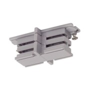 Mini-Verbinder für S-TRACK 3P.-Schiene, isoliert silbergrau