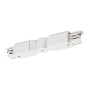 Flexverbinder für S-TRACK 3P.- Schiene, weiss