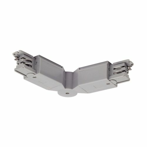 Flexverbinder für S-TRACK 3P.- Schiene, silbergrau