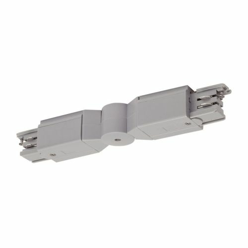 SLV Flexverbinder für S-TRACK 3P.- Schiene, silbergrau
