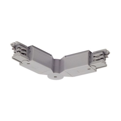 Flexverbinder für S-TRACK 3P.- Schiene, silbergrau