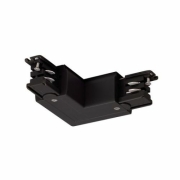 L-Verbinder für S-TRACK 3P.- Schiene, Erde, L-Version, schwarz