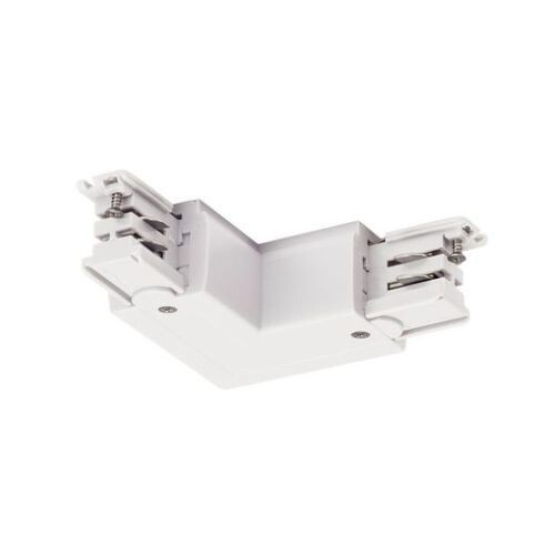 SLV L-Verbinder für S-TRACK 3P.- Schiene, Erde, L-Version, weiss