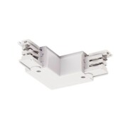 L-Verbinder für S-TRACK 3P.- Schiene, Erde, L-Version, weiss