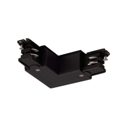 L-Verbinder für S-TRACK 3P.- Schiene, Erde, R-Version, schwarz