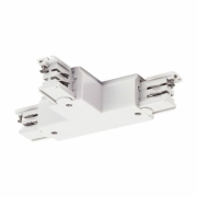 T-Verbinder für S-TRACK 3P.- Schiene, Erde, R-Version, weiss