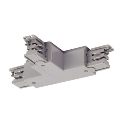 T-Verbinder für S-TRACK 3P.- Schiene, Erde, R-Version, silbergrau