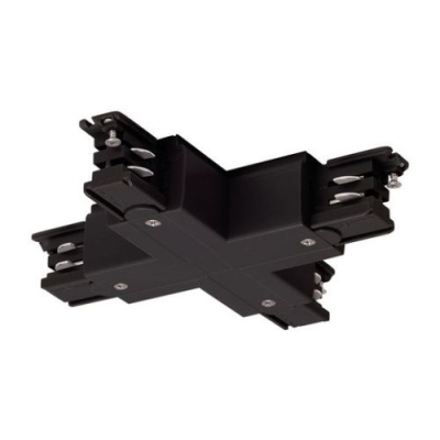 X-Verbinder für S-TRACK 3P.- Schiene, schwarz