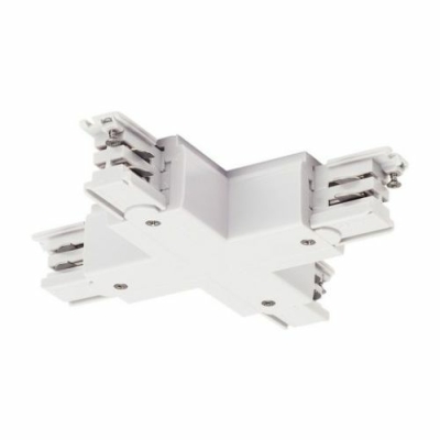X-Verbinder für S-TRACK 3P.- Schiene, weiss