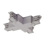 X-Verbinder für S-TRACK 3P.- Schiene, silbergrau