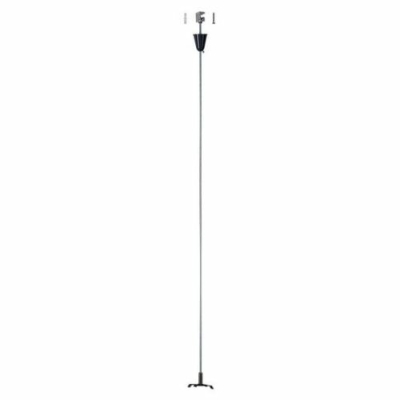 SLV Drahtseilabhängung-Set mit Stange für S-TRACK 3P.-Schie- ne, schwarz, 100cm