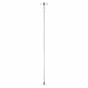 Drahtseilabhängung-Set mit Stange für S-TRACK 3P.-Schie- ne, weiss, 100cm