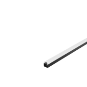 GLENOS Industrial Profil Dome, mattschwarz, 2m