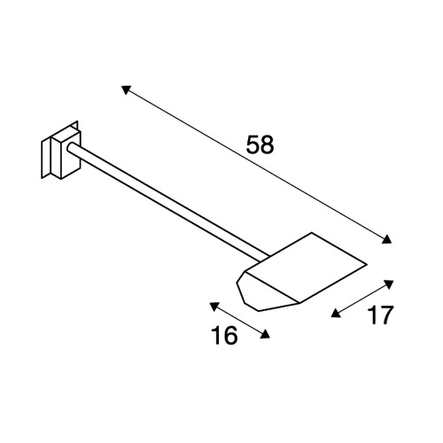 TODAY LED Displaystrahler, weiss