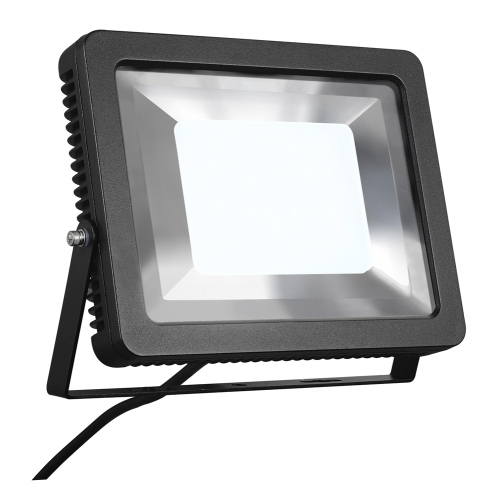 SLV SPOODI Strahler, eckig, 60W, schwarz, 4000K LED