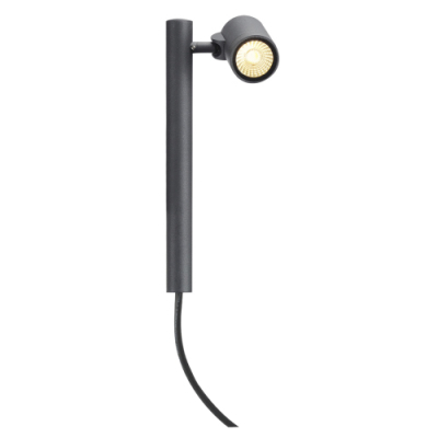 GUNNSY Leuchtenkopf, single spot, sandy anthracite, 8W LED, 3000K