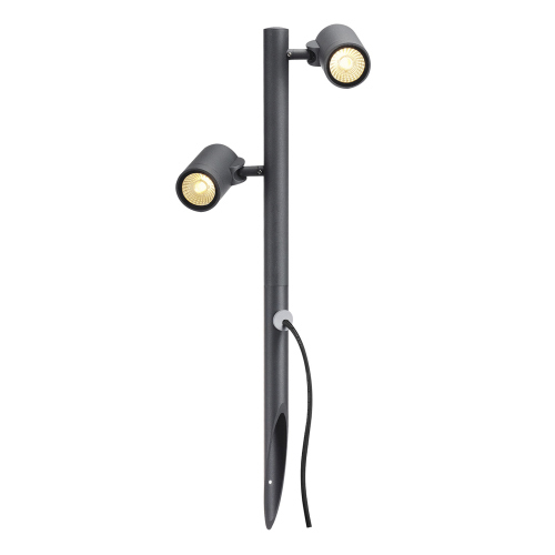 SLV GUNNSY Leuchtenkopf, double spot, sandy anthracite, 8W LED, 3000K
