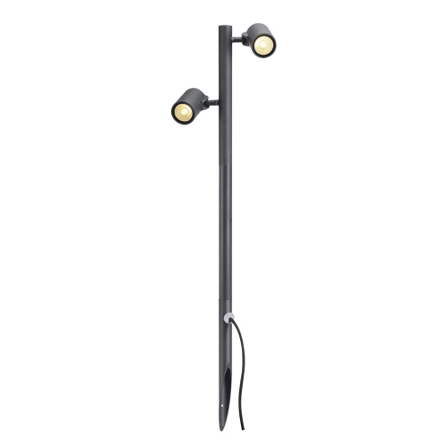 SLV GUNNSY Leuchtenkopf, double spot, sandy anthracite, 8W LED, 3000K