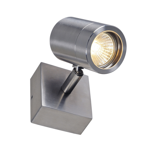 SLV SST 304 GU10 SINGLE SPOT Wand- leuchte, Edelstahl 304, GU10, max. 35W