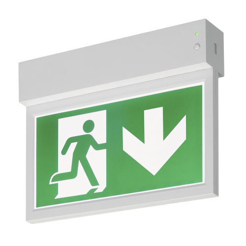 SLV P-LIGHT Emergency Exit sign small ceiling/wall, white
