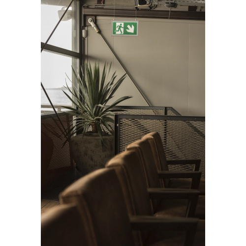SLV P-LIGHT Emergency Series Exit sign SMALL pendant white