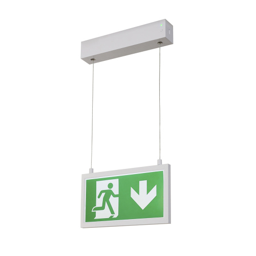 SLV P-LIGHT Emergency Series Exit sign SMALL pendant white