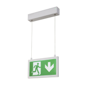 P-LIGHT Emergency Series Exit sign SMALL pendant white