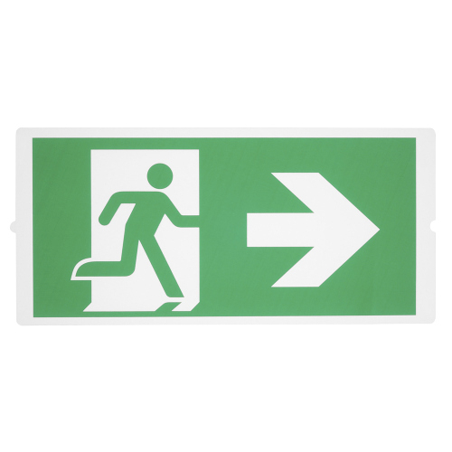 SLV P-LIGHT Emergency Series Standard signs for Areal light green