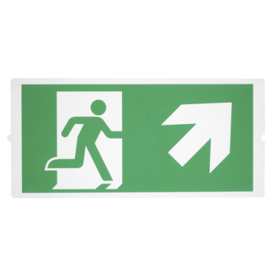 SLV P-LIGHT Emergency Series Stair Signs for Areal light green