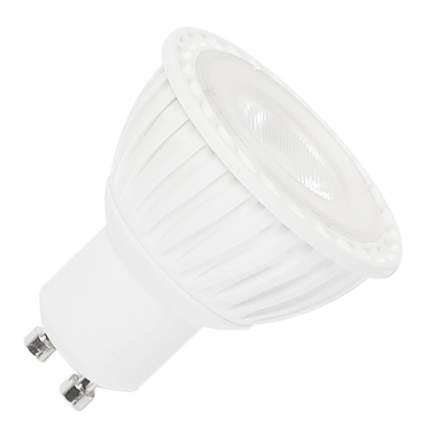 SLV LED GU10 Leuchtmittel, 4,3W SMD LED, 2700K, 40°, nicht dimmbar, weiss