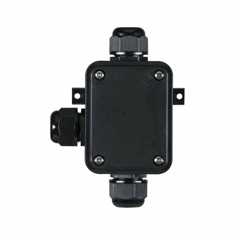 Paulmann Outdoor Verbindungsbox Kabeldurchmesser bis 15mm IP68 Schwarz