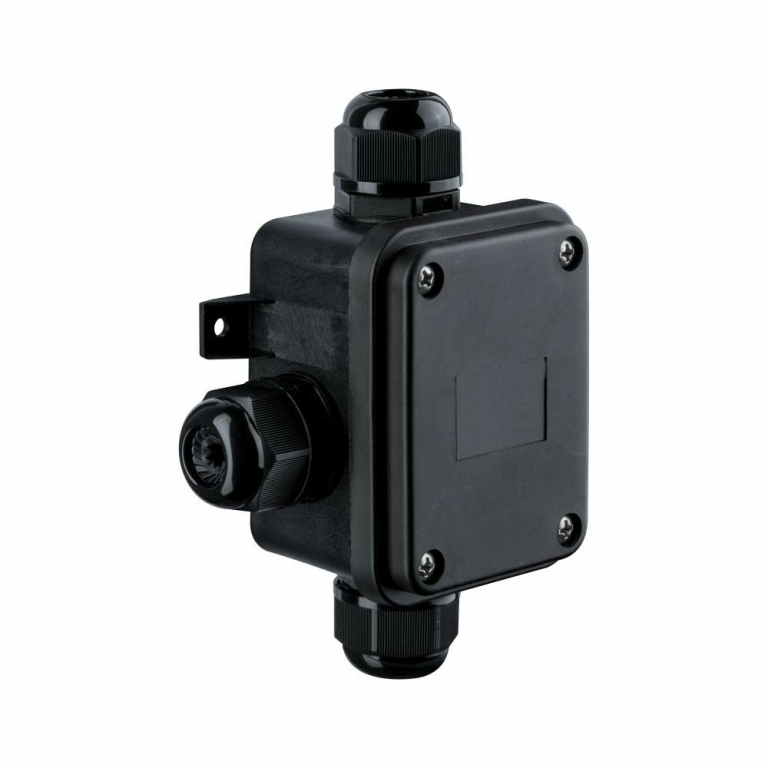Paulmann Outdoor Verbindungsbox Kabeldurchmesser bis 15mm IP68 Schwarz