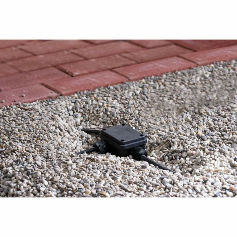 Paulmann Outdoor Verbindungsbox Kabeldurchmesser bis 15mm IP68 Schwarz
