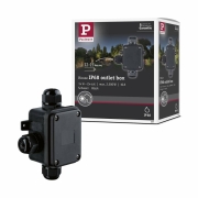 Outdoor Verbindungsbox Kabeldurchmesser bis 15mm IP68 Schwarz