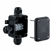 Outdoor Verbindungsbox Kabeldurchmesser bis 15mm IP68 Schwarz