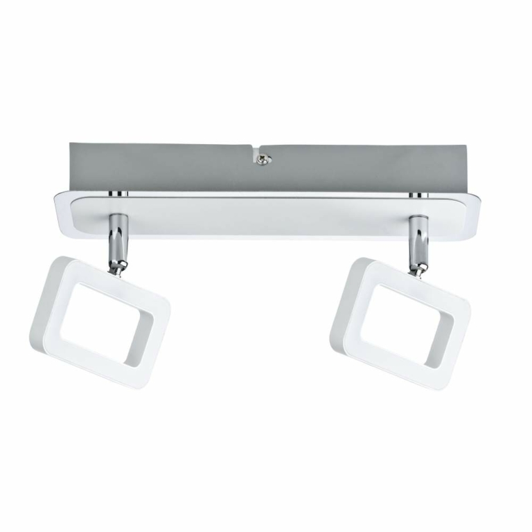 Paulmann Spotlight Frame    3000K 2x320lm 230V 2x4,5W  Weiß matt Chrom