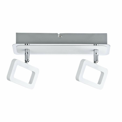 Paulmann Spotlight Frame    3000K 2x320lm 230V 2x4,5W  Weiß matt Chrom