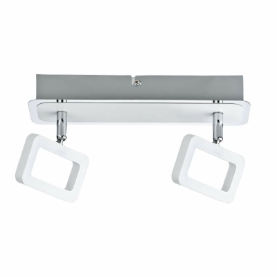 Paulmann Strahler Frame LED 2-flammig Weiß/Chrom