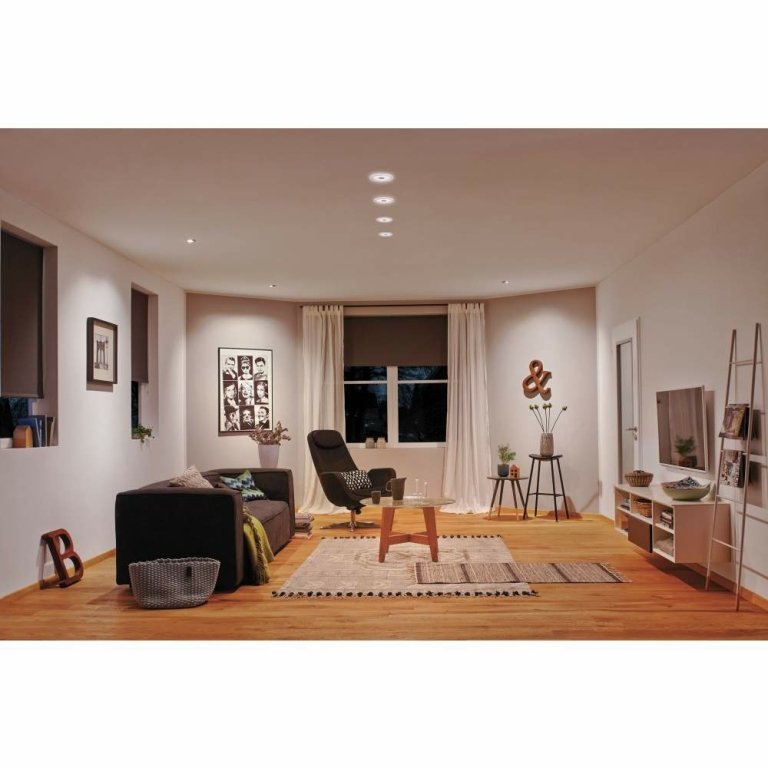 Paulmann Premium LED Einbauleuchte 3er Set Whirl Basisset rund dimmbar 150mm 3x6W 3x450lm 230V 3000K Alu gedreht/Satin