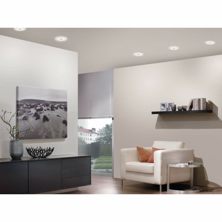 Paulmann Premium LED Einbauleuchte 3er Set Whirl Basisset rund dimmbar 150mm 3x6W 3x450lm 230V 3000K Alu gedreht/Satin